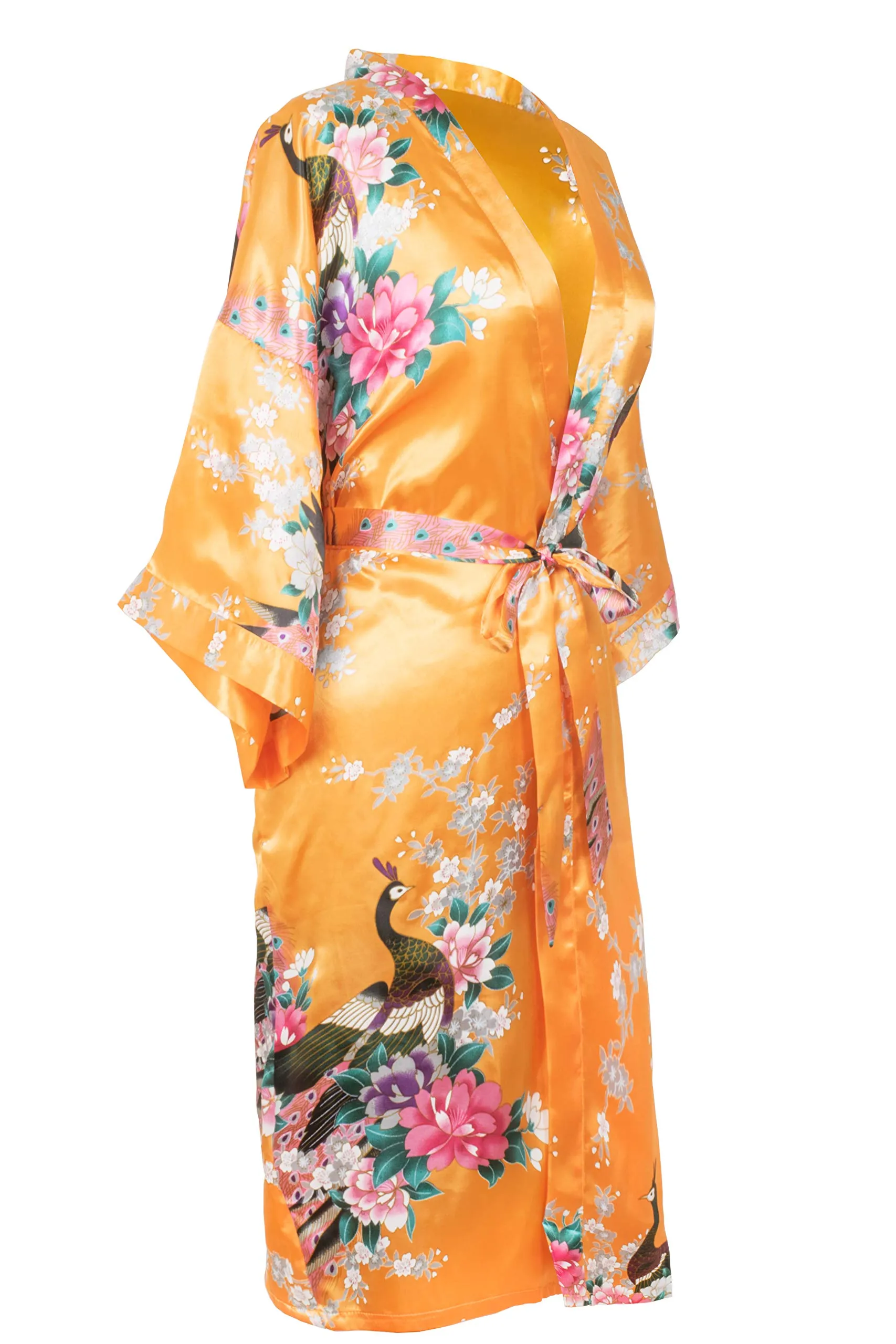 Kimono Robe Peacock - Lightweight Women's Robe | Indulge in Affordable Luxury