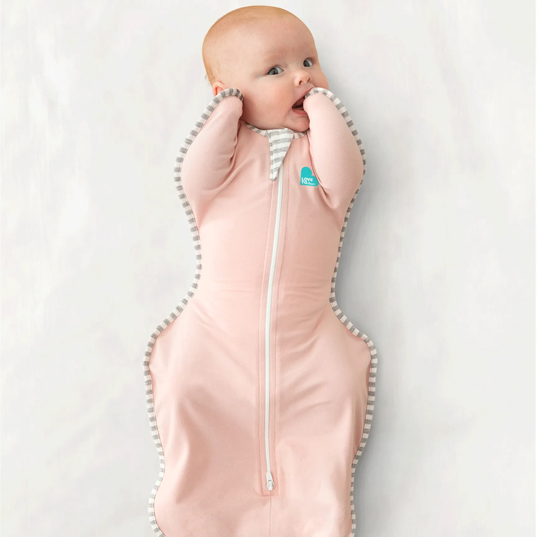 Love to Swaddle Up Bamboo Small Dusty Pink