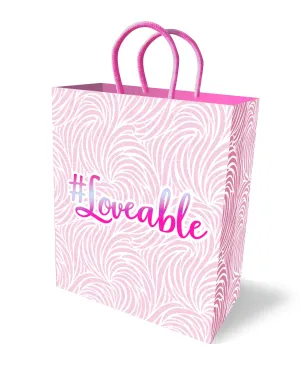 #Loveable Cute Pink Gift Bag