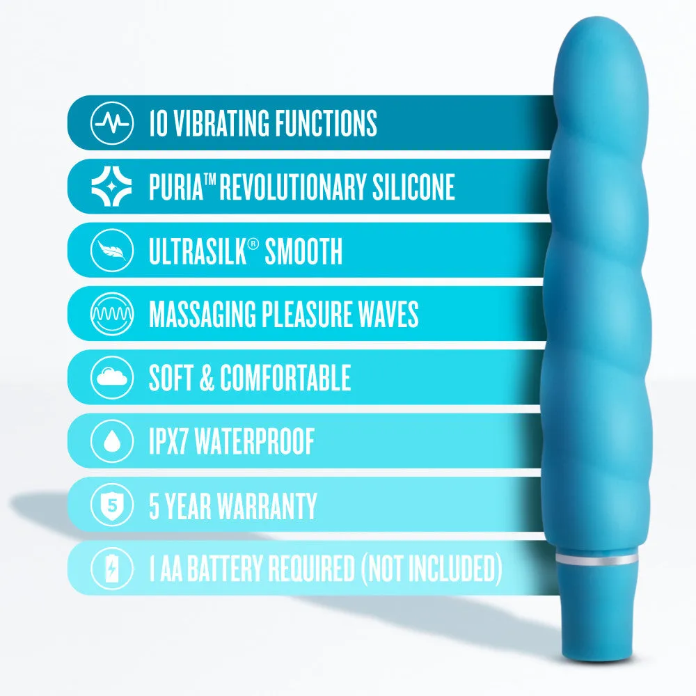 Luxe By Blush® | Anastasia Aqua 6.5-Inch Vibrator