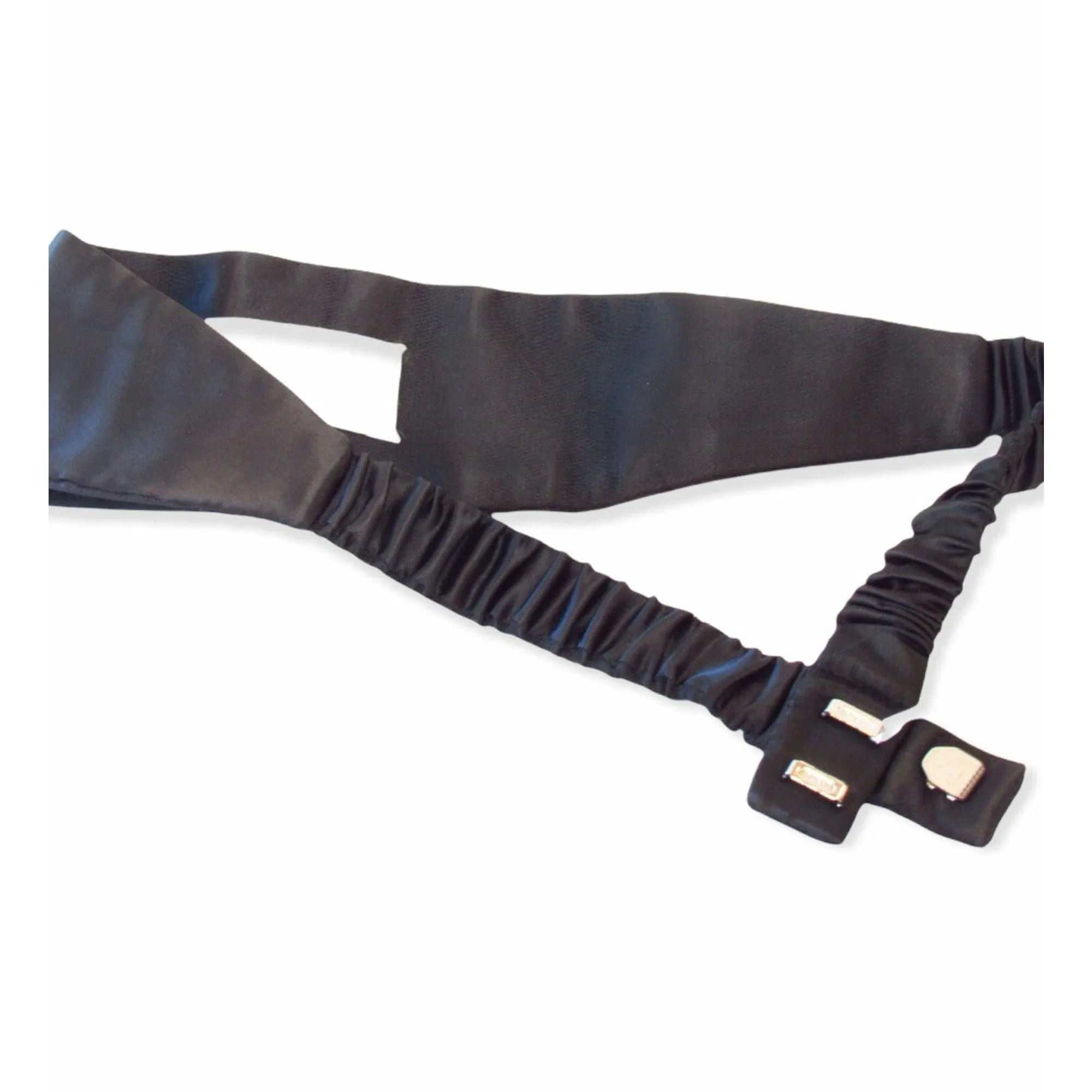 Maison Martin Margiela Black Satin Cummerbund