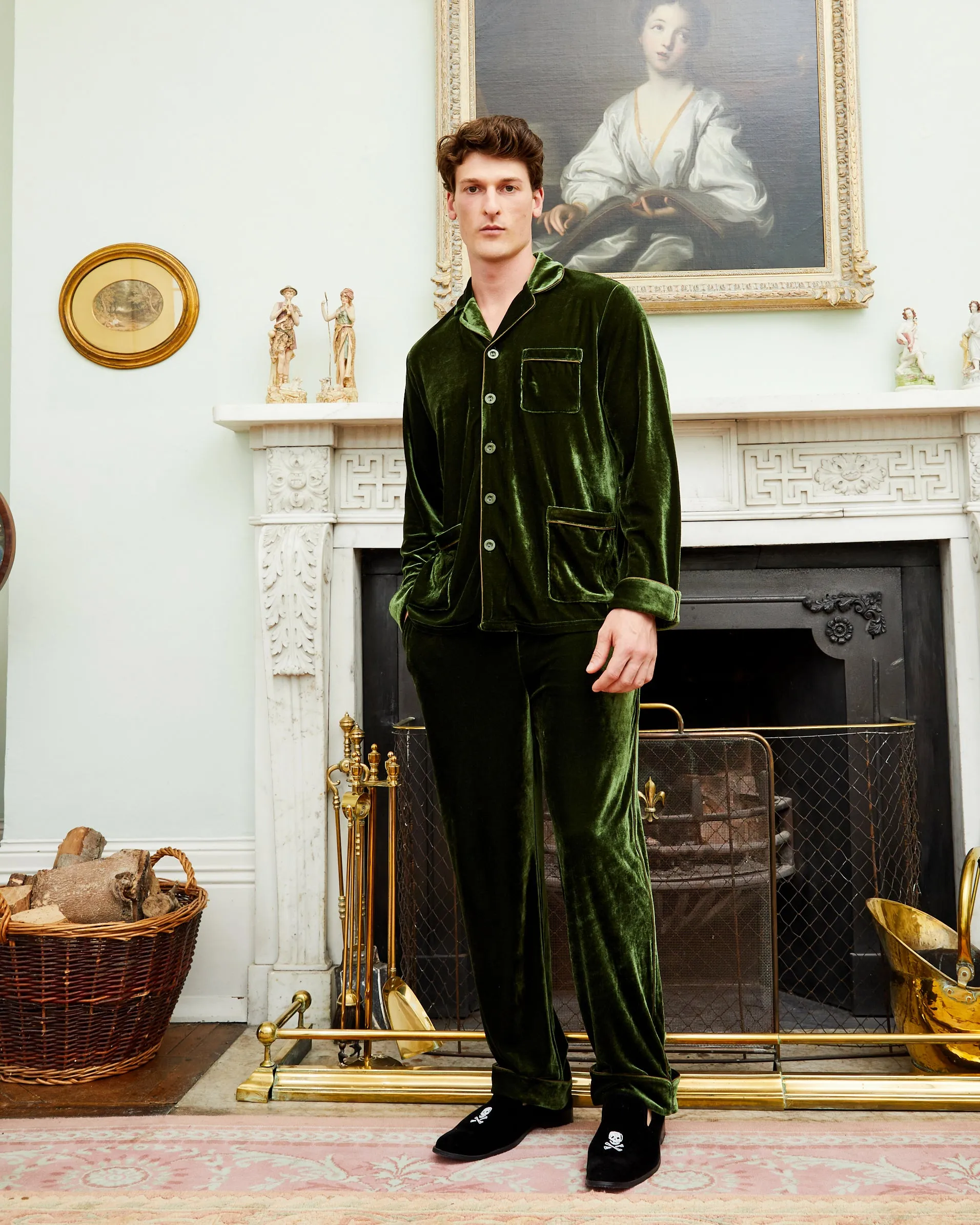 Men's Velvet Pajamas - Hemes