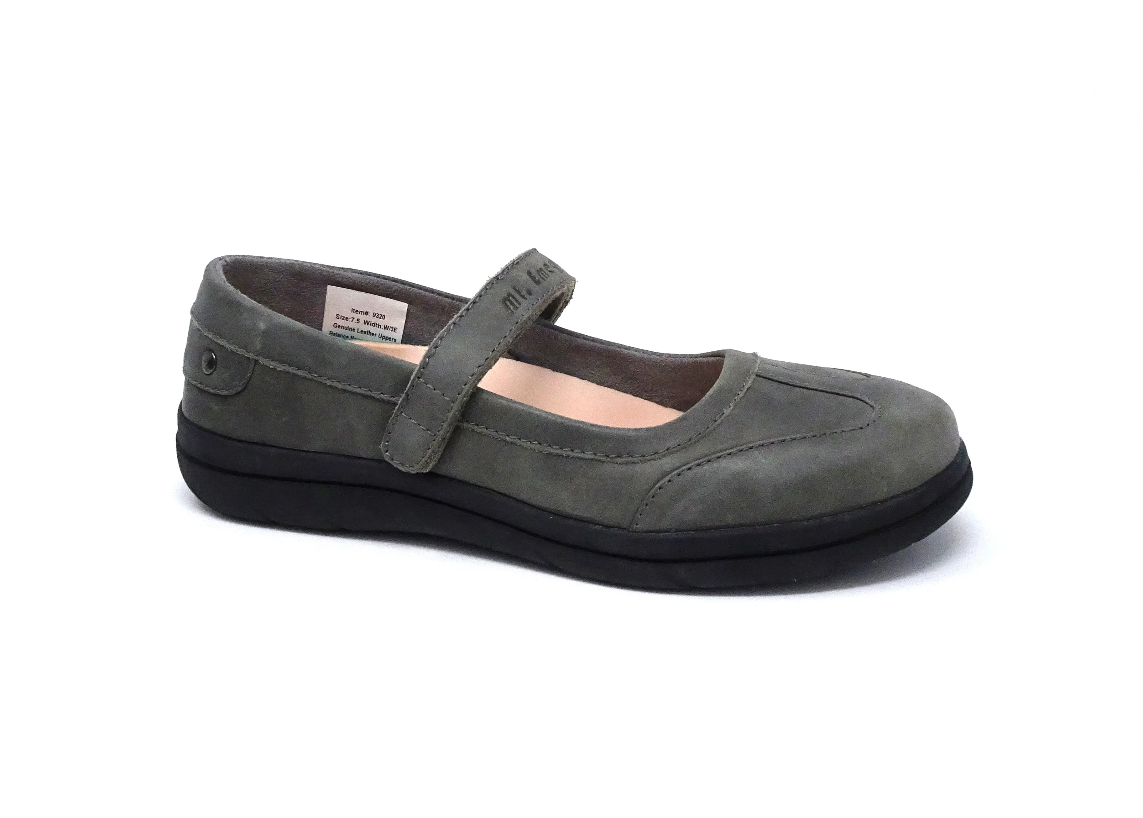 Mt. Emey 9320 Gray - Lady's Added-Depth Extreme-Light  Carol Shoes