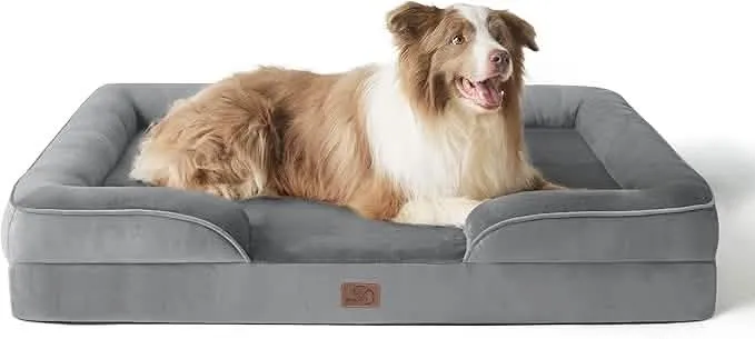 Orthopedic Flannel Dog Sofa