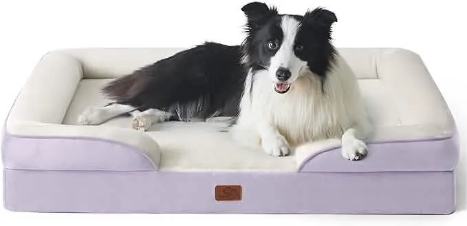 Orthopedic Flannel Dog Sofa