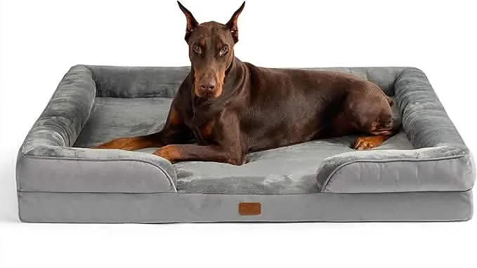 Orthopedic Flannel Dog Sofa