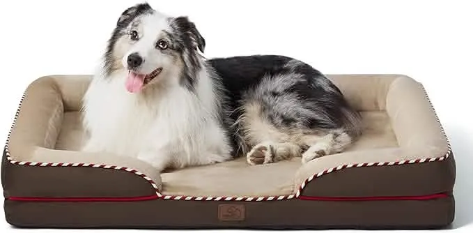 Orthopedic Flannel Dog Sofa