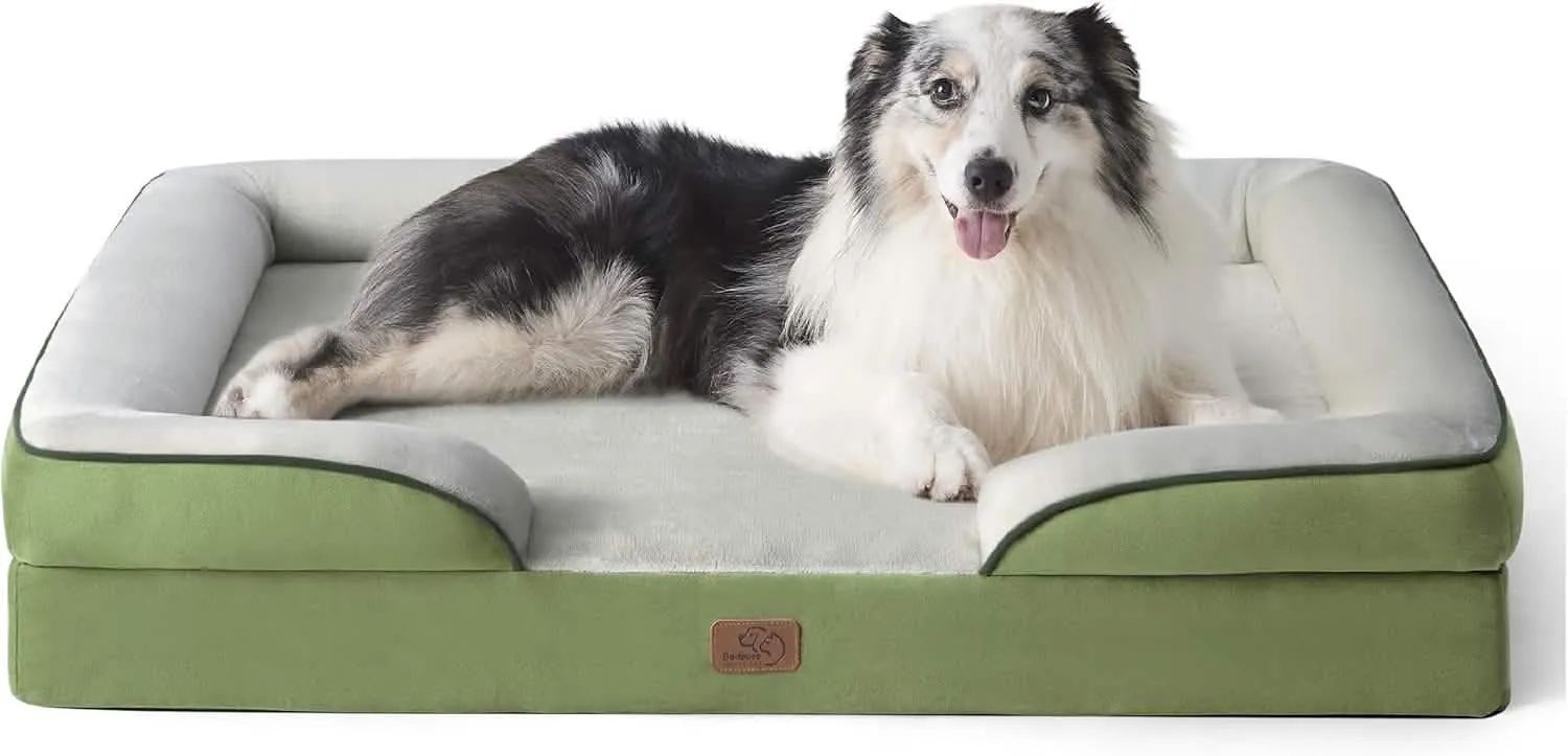 Orthopedic Flannel Dog Sofa