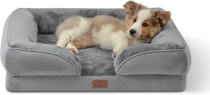 Orthopedic Flannel Dog Sofa