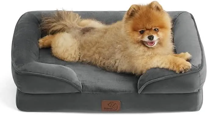 Orthopedic Flannel Dog Sofa