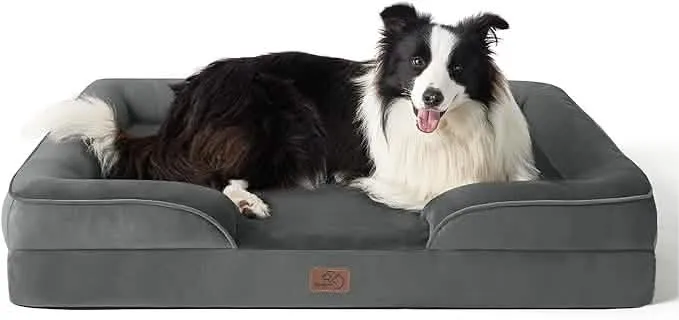 Orthopedic Flannel Dog Sofa