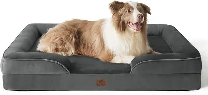 Orthopedic Flannel Dog Sofa