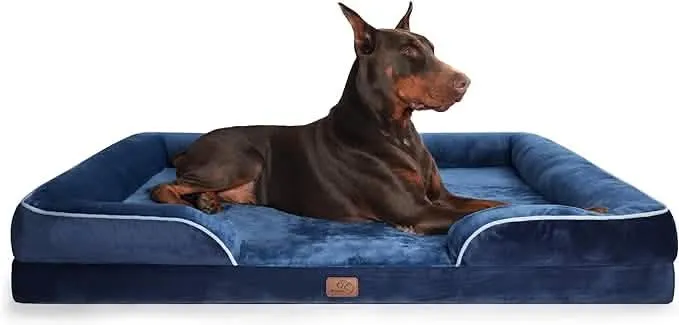 Orthopedic Flannel Dog Sofa