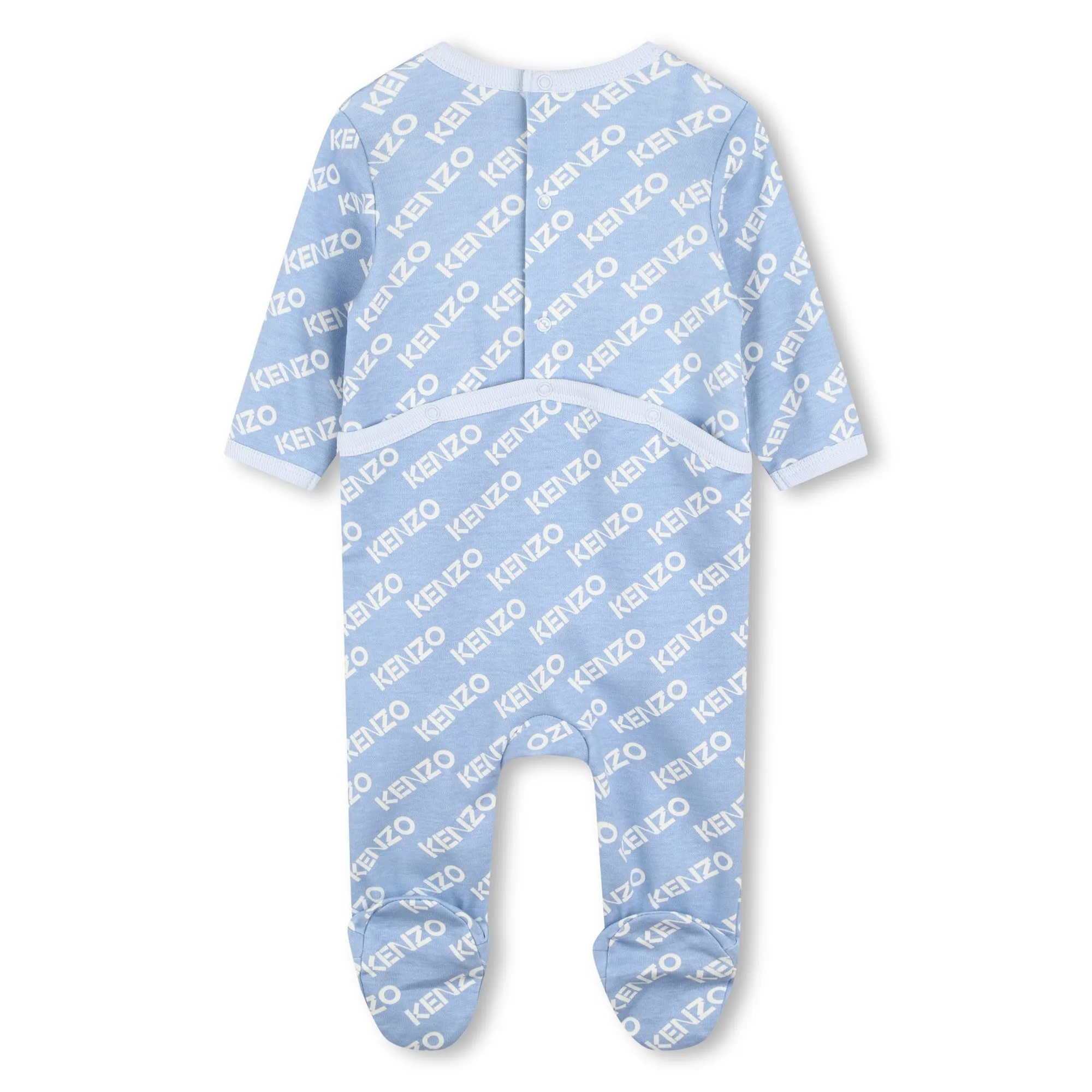 Pale Blue 2 Footies Set