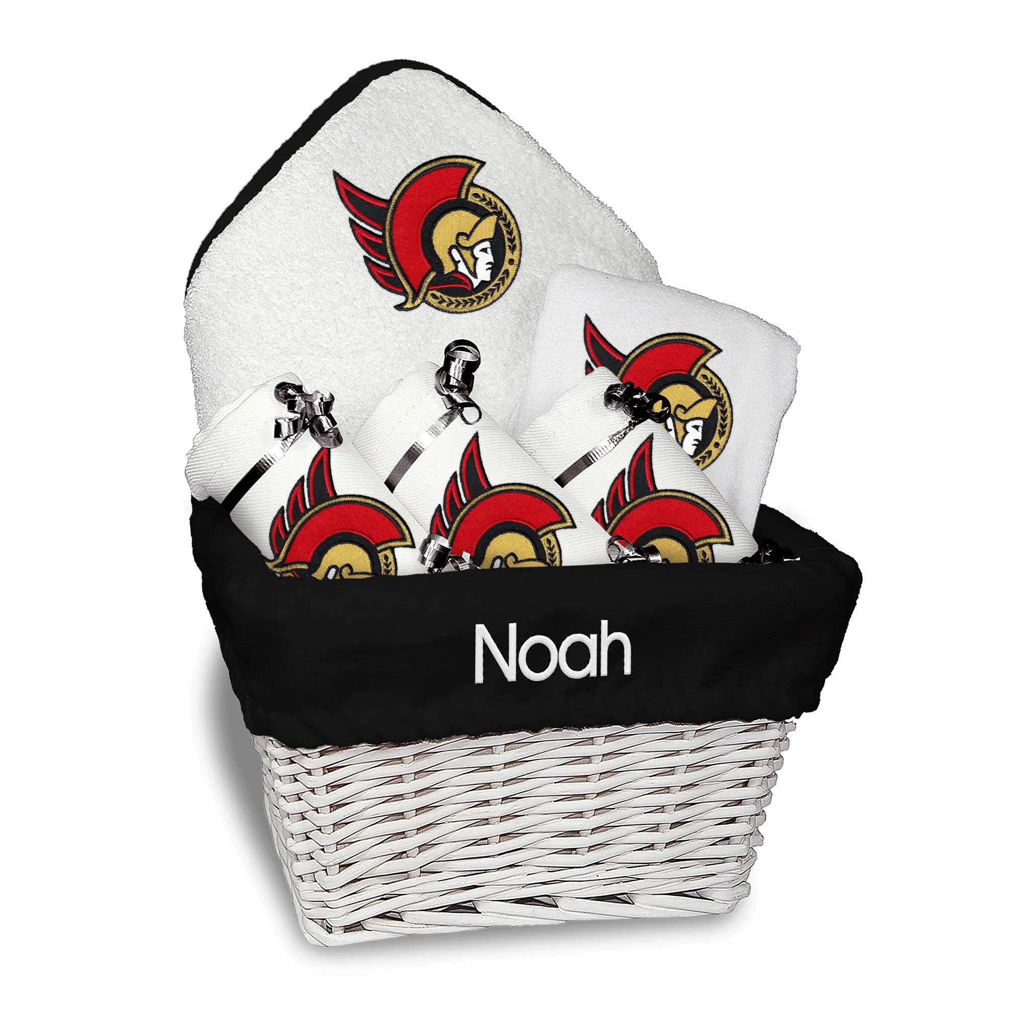 Personalized Ottawa Senators Medium Basket - 6 Items