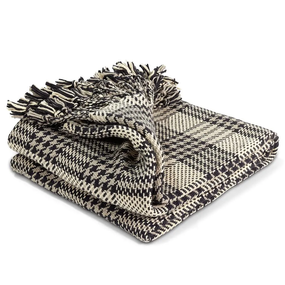 Portland Plaid Cotton Throw