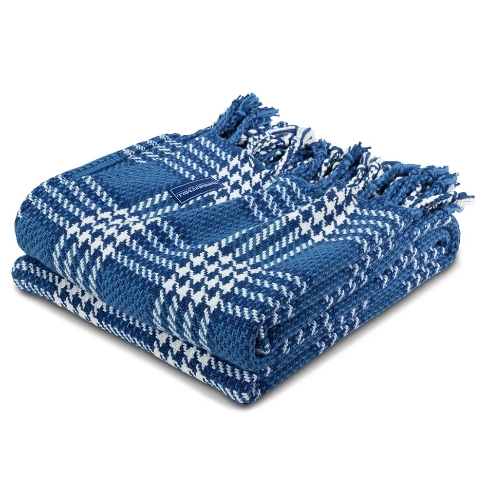 Portland Plaid Cotton Throw