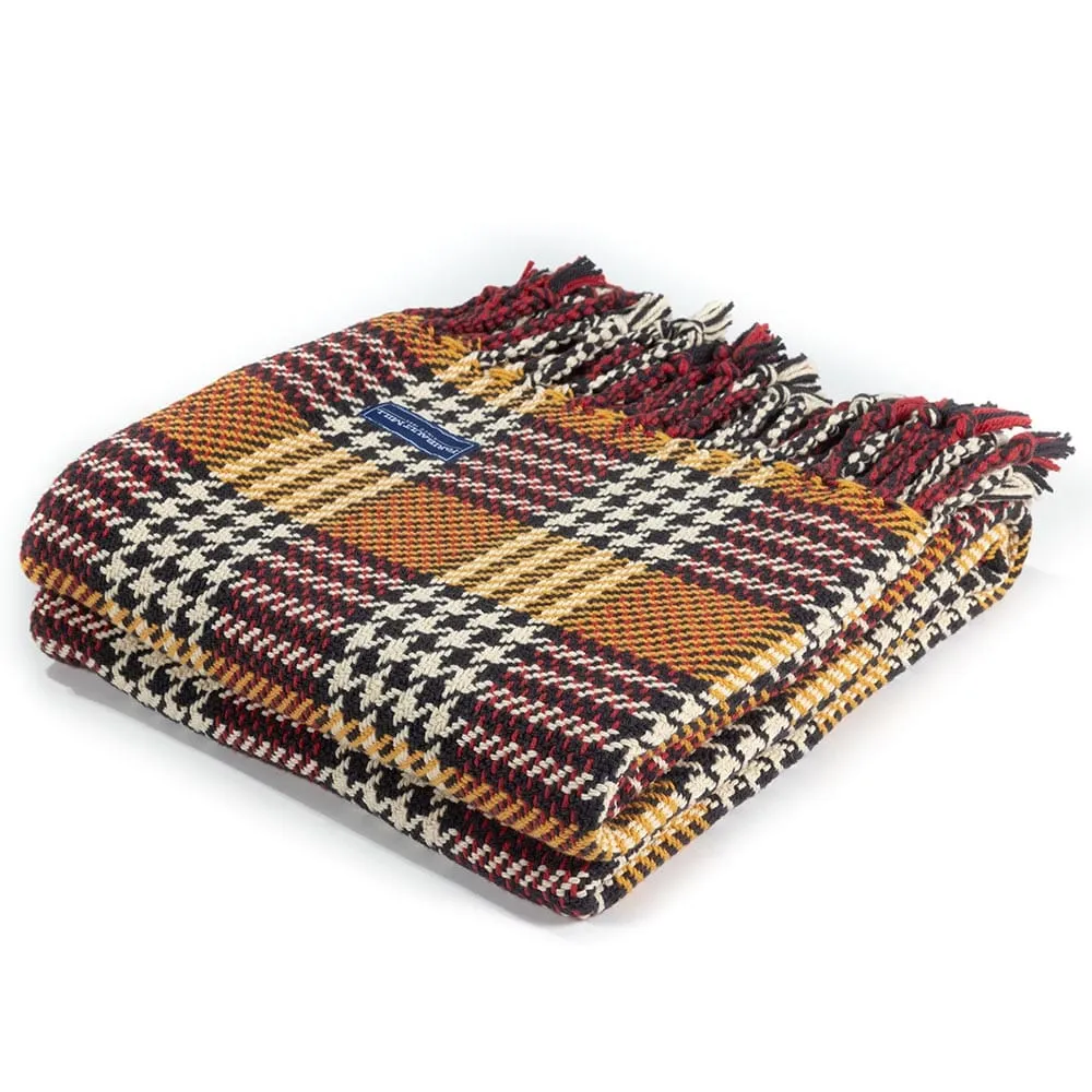 Portland Plaid Cotton Throw