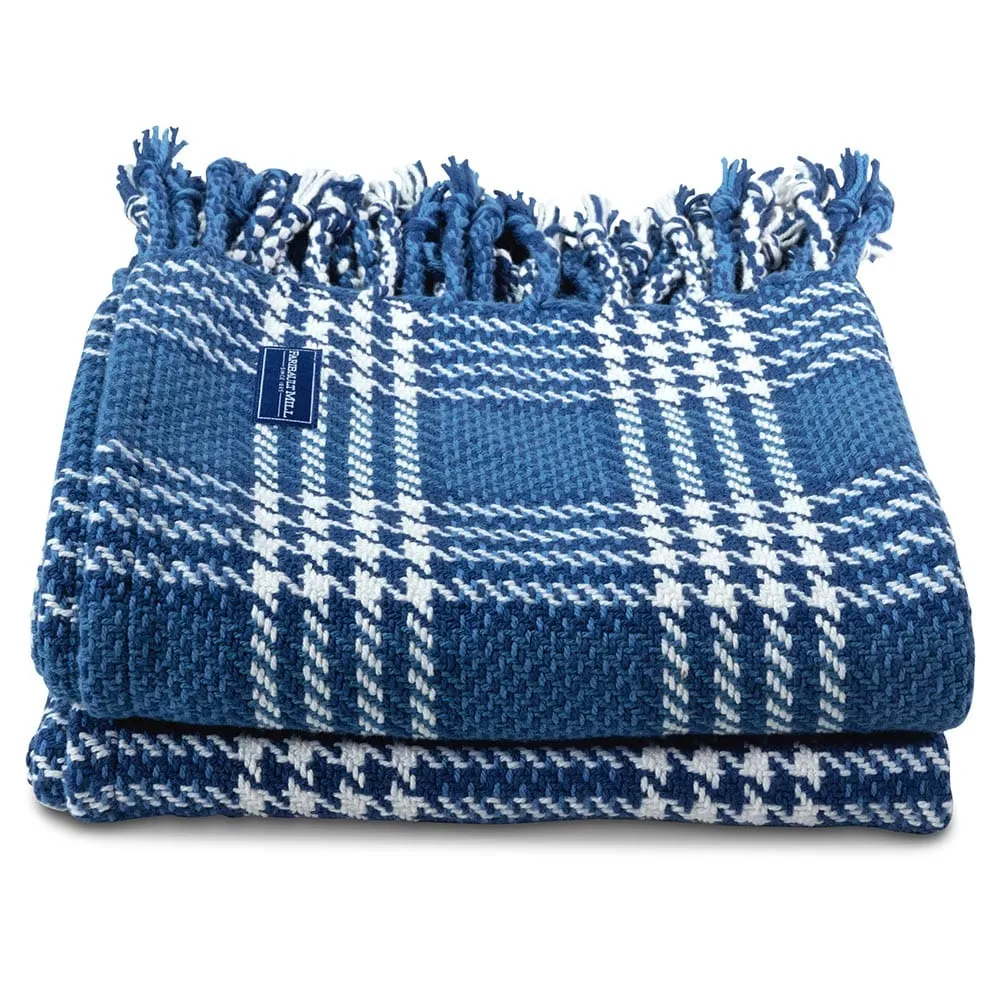 Portland Plaid Cotton Throw