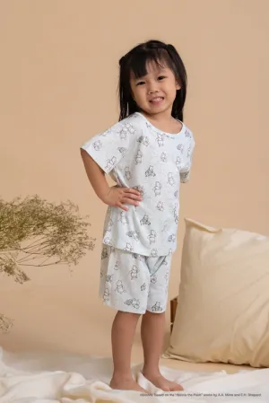 Short-Sleeve Pyjamas Set - Blue Hunny Pooh