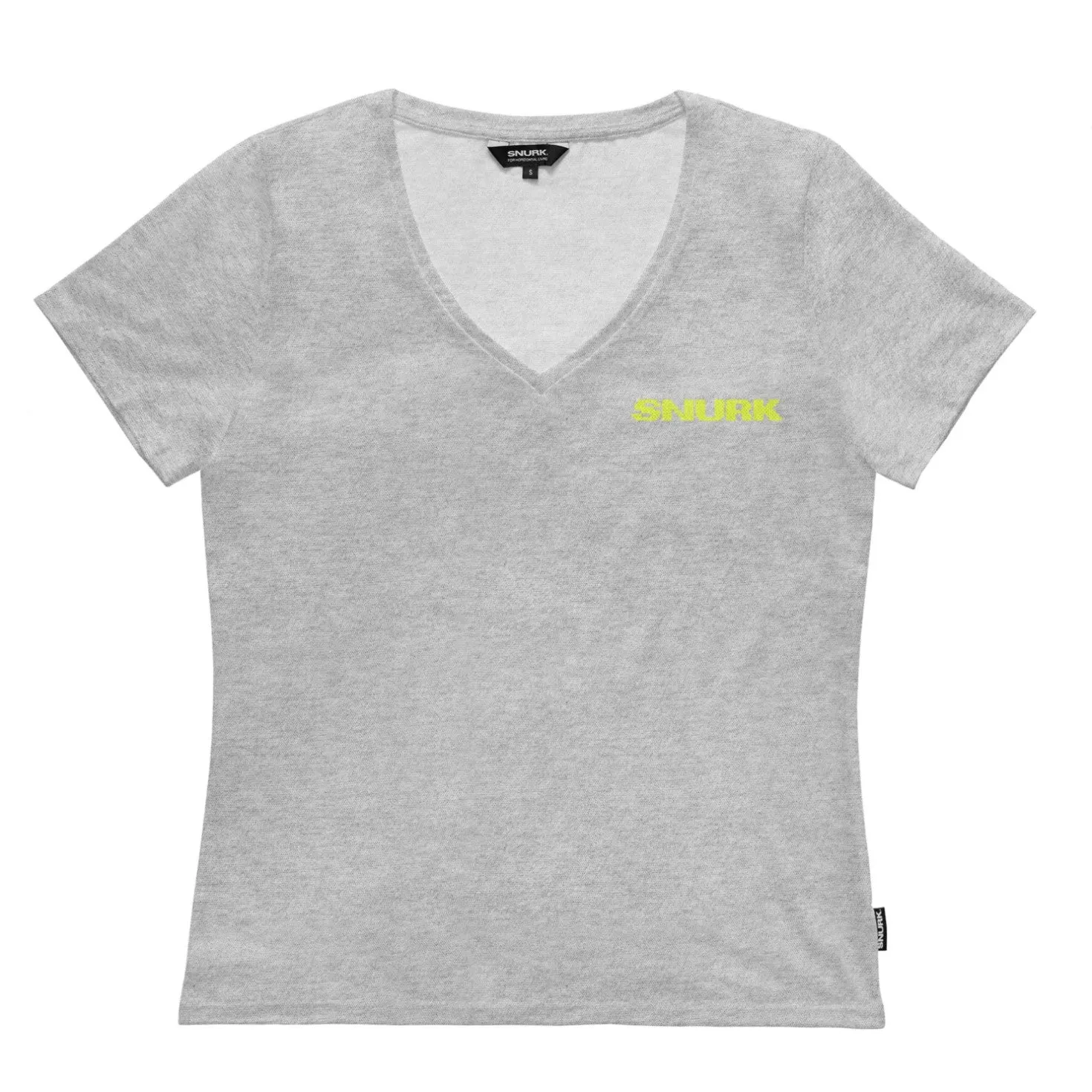 SNURK Uni Grey V-hals T-shirt Women