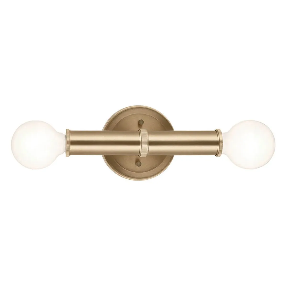 Torche 10 in. 2 Lights Wall Light Champagne Bronze Finish