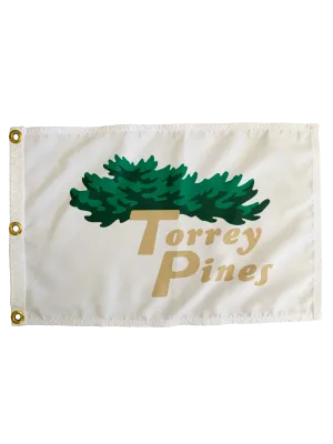 Torrey Pines Printed Logo Flag