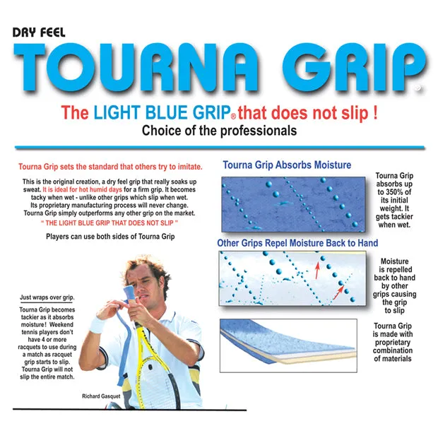 Tourna Grip Tennis Overgrip XL - 50 Pack