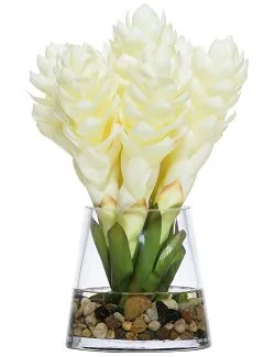 White Ginger Stateroom Bouquet Yacht Silks Arrangement